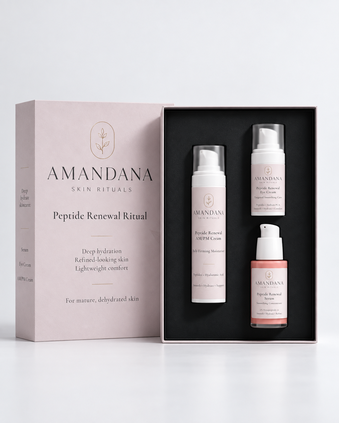 Peptide Renewal Ritual | 3-Step Peptide Skincare Set