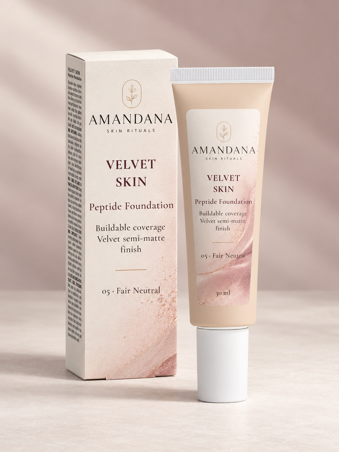 Velvet Skin Peptide Foundation | 30 ml